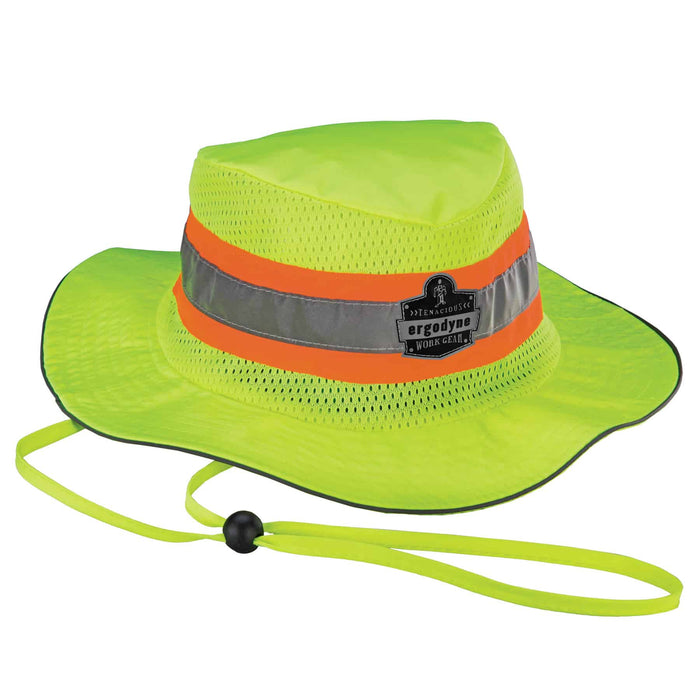 Ergodyne 12600 Chill-Its 8935CT Hi-Vis Ranger Sun Hat - PVA Cooling, Lime