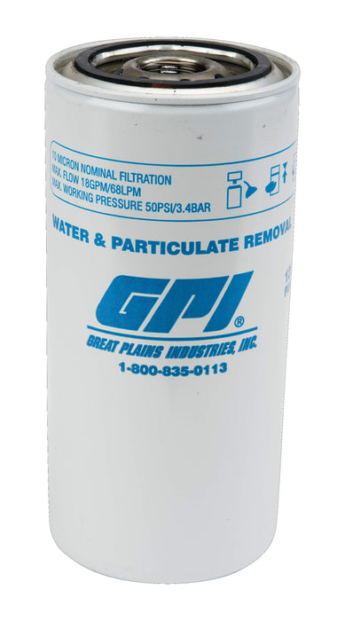 GPI (504) 129300-02 Filter, PW-18-10-1