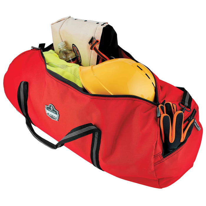 Ergodyne (494) 13021 Arsenal 5020 General Duty Duffel Bag - Nylon Soft Sided, Red, M. Bag only, contents not included.