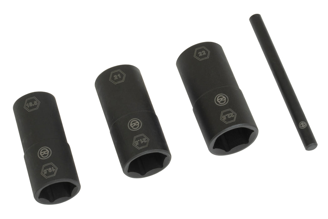 Lisle 13050 FLIP SOCKET SET, 4PC.