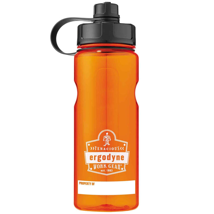 Ergodyne 13151 Chill-Its 5151 BPA-Free Water Bottle - 34oz, Orange