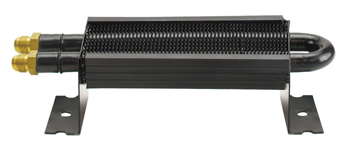 Derale Performance (711) 13310 2 Pass 8" Series 7000 Copper/Aluminum Cooler with Mount Brackets, -6AN