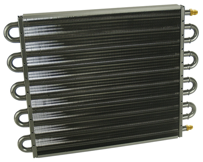 Derale Performance (711) 13315 10 Pass 17" Series 7000 Copper/Aluminum Transmission Cooler, -6AN