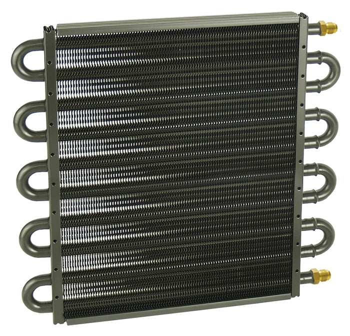 Derale Performance 13318 10 Pass 13" Series 7000 Copper/Aluminum Transmission Cooler, -6AN