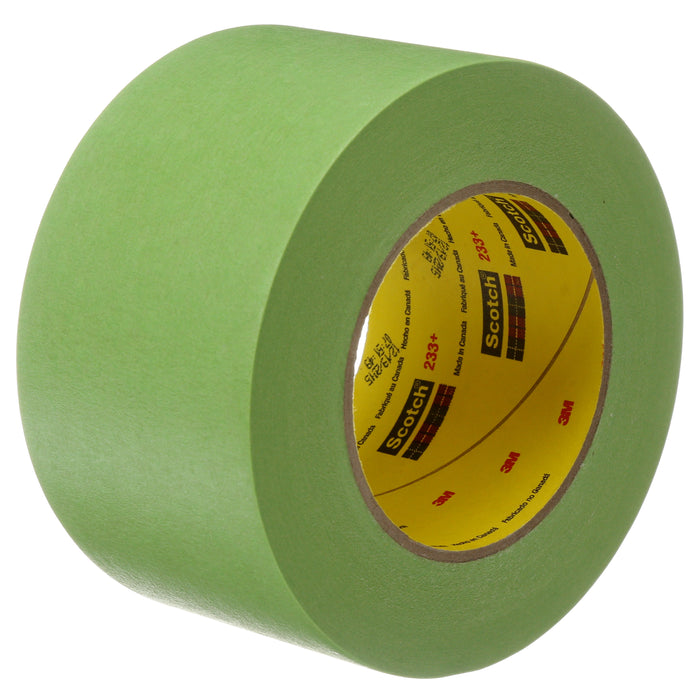3M (815) 26341 3M™ Scotch® Performance Masking Tape 233+, 26341, 2.83 in x 180 ft (72 mm x 55 m), Colour: Green, 3M Stock No. 7000123776