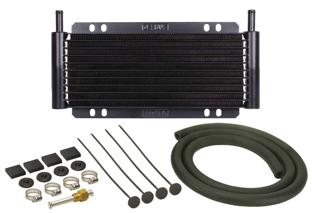 Derale Performance (711) 13501 9 Row Series 8000 Plate & Fin Transmission Cooler Kit