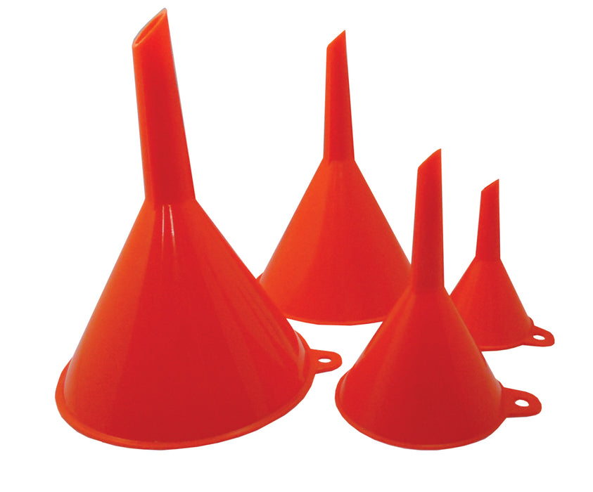 Dynaline (378) 13511 4 pc Funnel Set, 2", 3", 4" & 5"