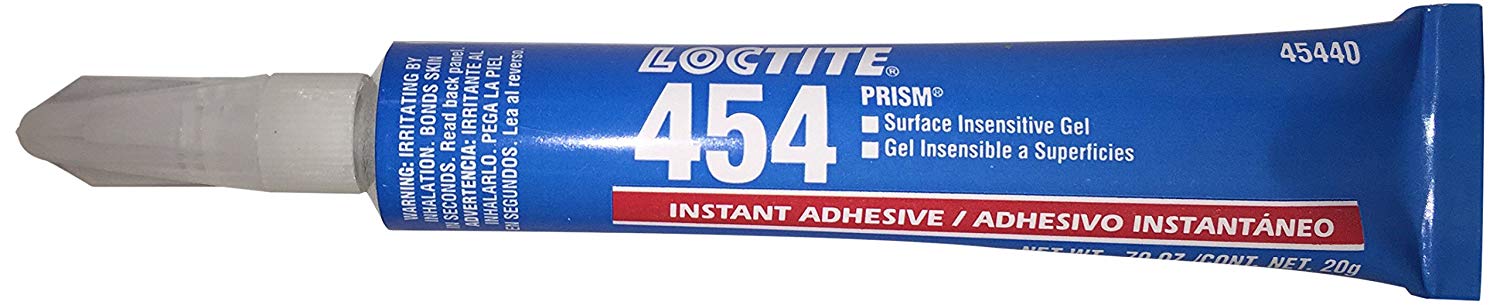 Loctite 135462 (45440) 454 SURFACE INSENSITIVE GEL 20 GM NET WT TUBE.
