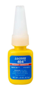 Loctite 135465 (46551) 404 INDUSTRIAL ADHESIVE 1 3 OZ NET WT BOTTLE.