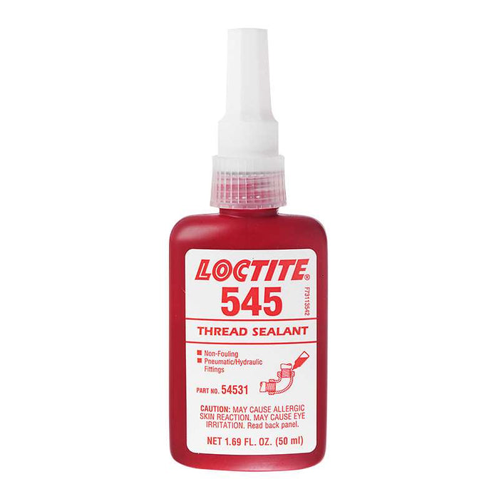 Loctite (123) 135486 (54531) 545 THREAD SEALANT HYDRAULIC PNEUMATIC SEALANT 50 ML BOTTLE.