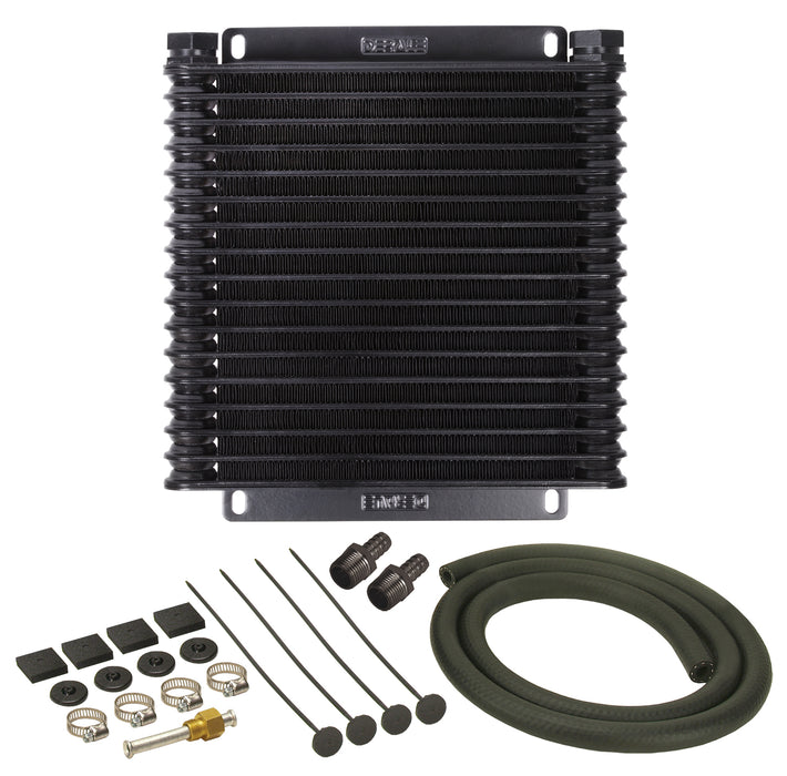 Derale Performance (711) 13614 7 Row Series 9000 Plate & Fin Transmission Cooler Kit