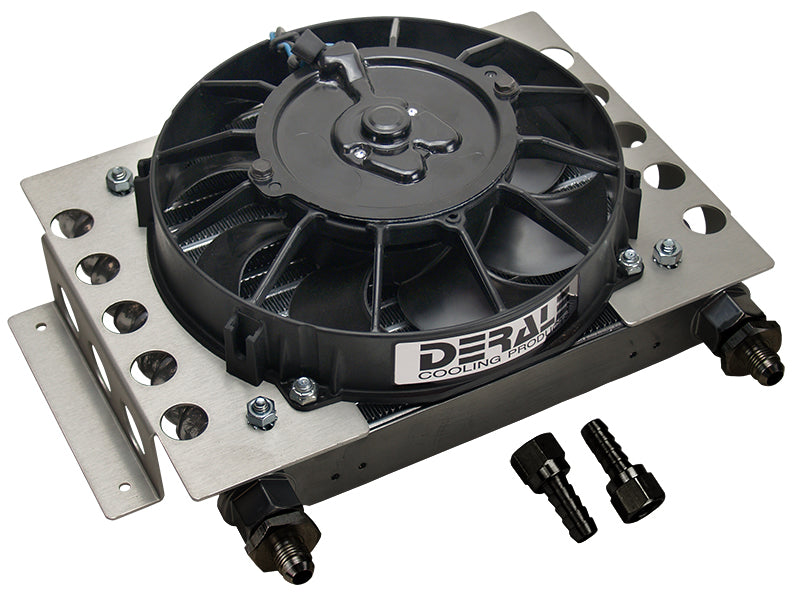 Derale Performance 13750 15 Row Atomic Cool Plate & Fin Remote Fluid Cooler, -6AN