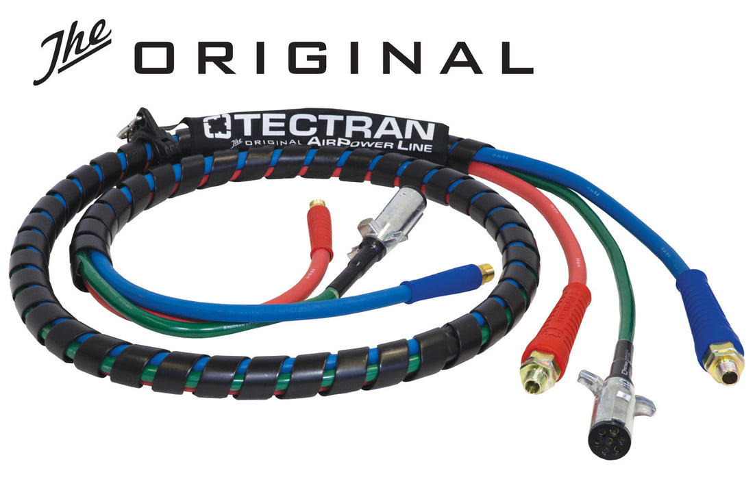 Tectran 13A1501 AIR POWER LINE 15 FT 3N1 RED/BLUE HOSE, THREAD – 1/2”