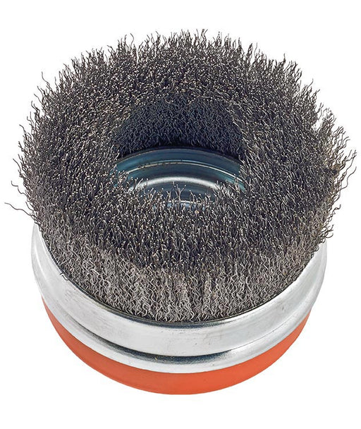 Walter 13D524 5" X 5/8"-11 CRIMPED CUP BRUSH W/ RING