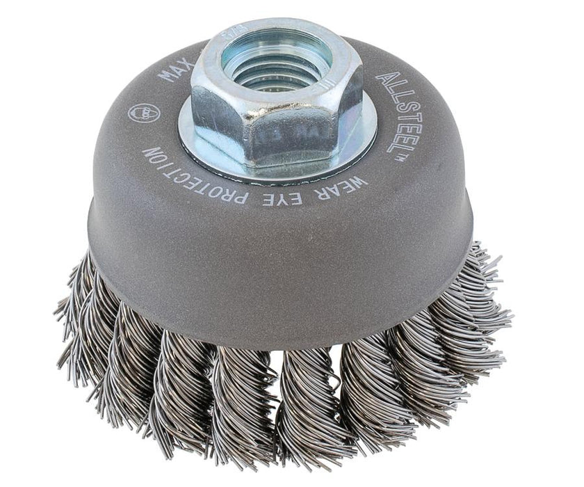 Walter (365) 13W311 ALLSTEEL™ 3" X 5/8"-11 KNOT CUP BRUSH