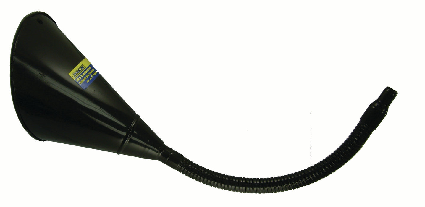 Dynaline 14008 Offset Transmission Funnel, 17in. Flexible Metal Extension