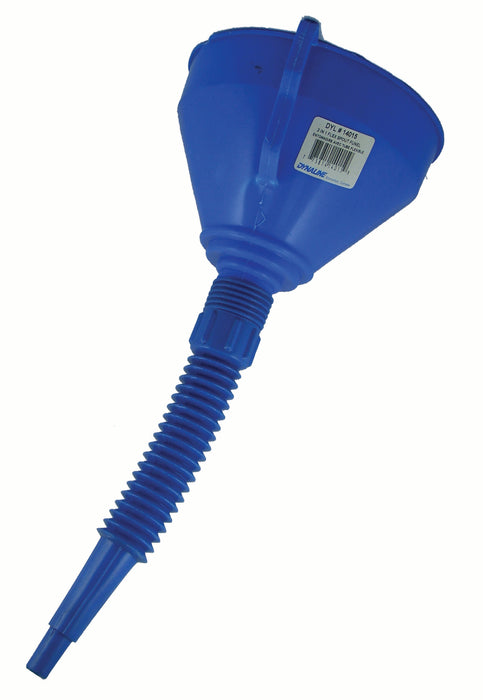 Dynaline (378) 14015 2-in-1 Flexible Spout Funnel, Plastic. C/W mesh filter