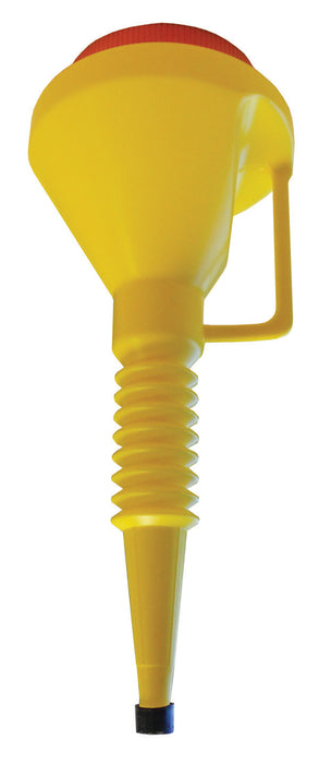 Dynaline (378) 14035 Dirt Free Funnel 15", 5/8" Dia. x 15" Long - Yellow