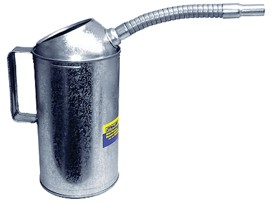 Dynaline 14140 Metal Measurer W/ Flex Spout, 4 quarts