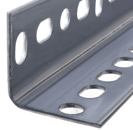 H. Paulin (680) 142-202 Paulin 1EA 0.074X1 1/2X48 SLOTTED STEEL ANGLE Galvanized
