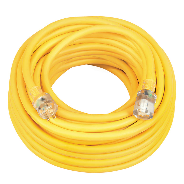 SOUTHWIRE 1488SW0002 Polar/Solar -50C 1488SW0002 14/3 Medium-Duty 15-Amp SJEOOW Cold Weather Extension Cord, 50-Feet with Power Light Indicator