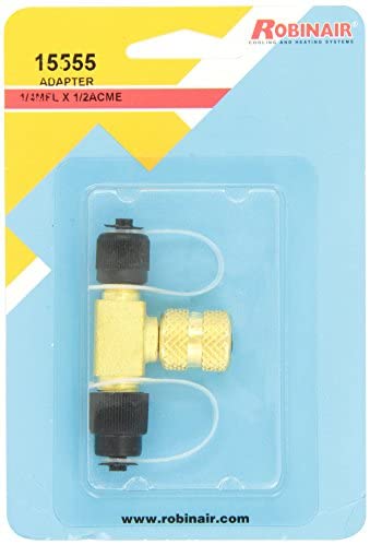 Robinair (142) 15555 Robinair 15555 1/4" MFL X 1/2" Acme Adapter