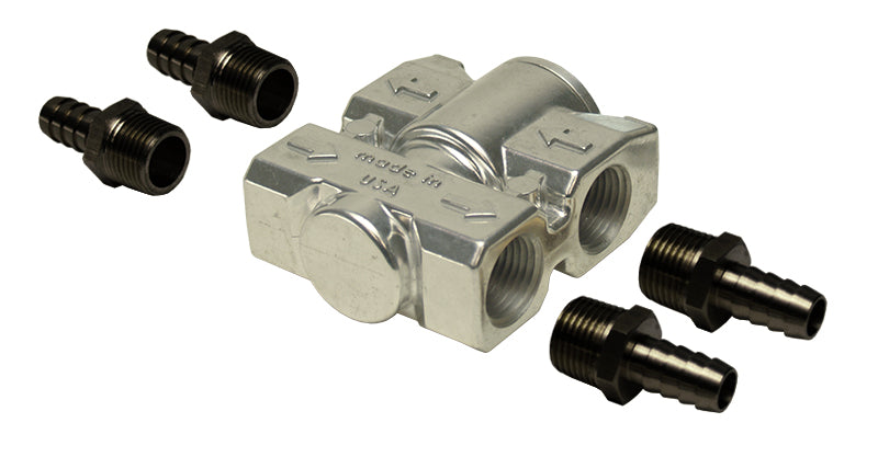 Derale Performance (711) 15719 Fluid Control Thermostat Kit, 1/2" NPT