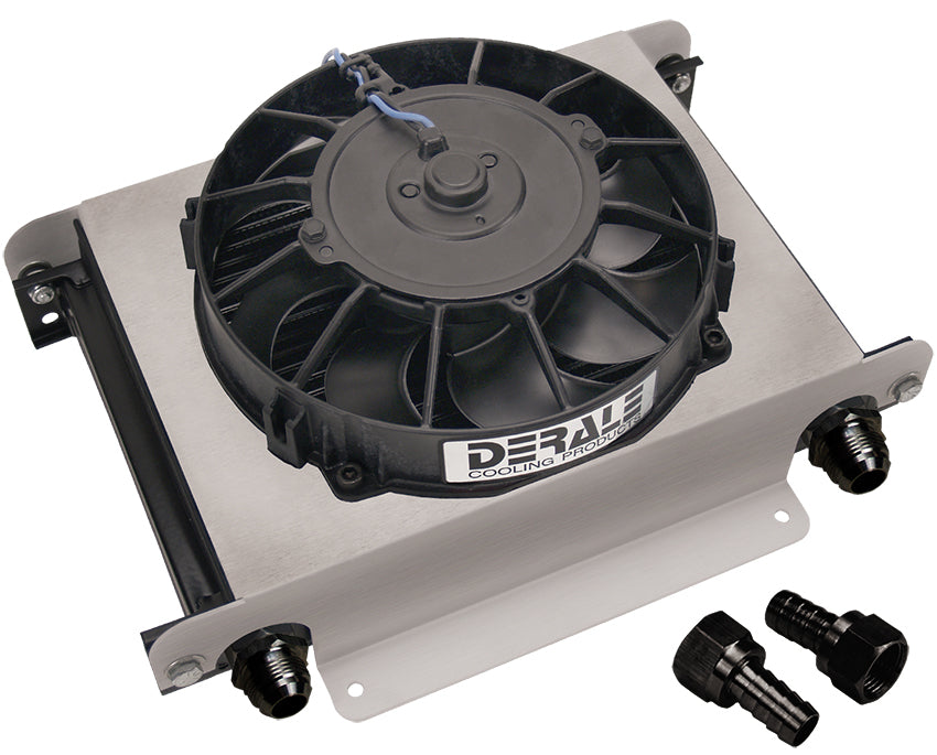 Derale Performance 15865 25 Row Hyper-Cool Remote Fluid Cooler, -10AN