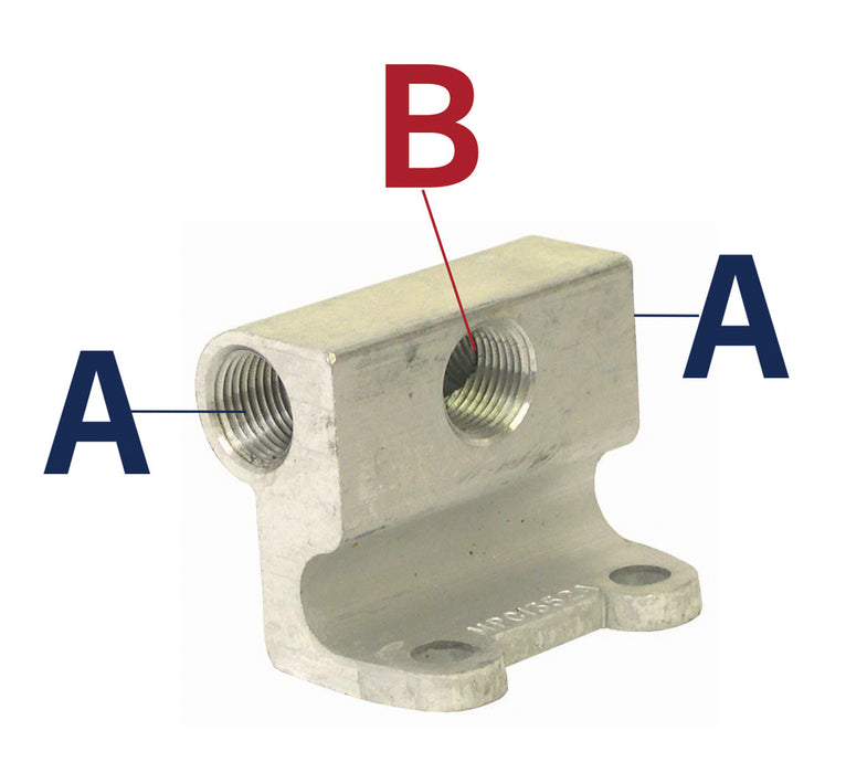 Tectran 159-666 AXLE TEE-3/8" NPTF