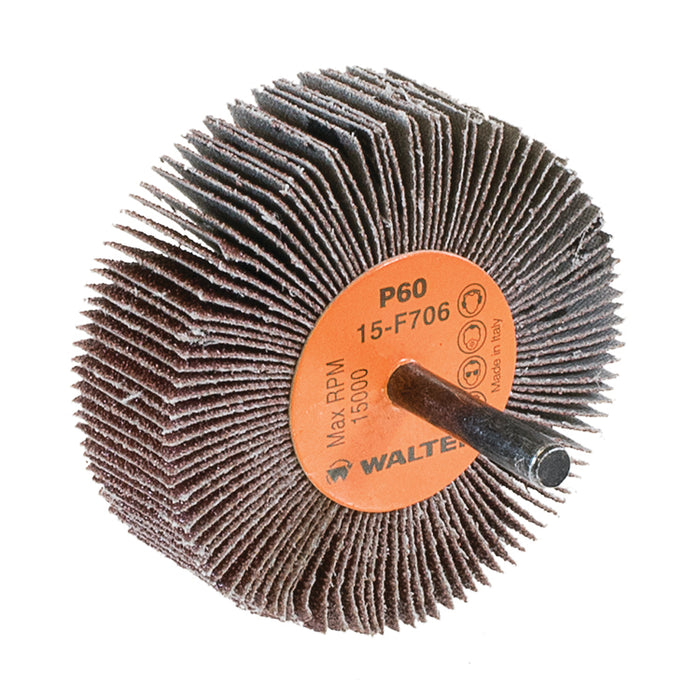 Walter (365) 15F706 3" X 1" GR60 COOLCUT™ Flap Wheels