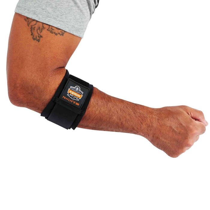 Ergodyne 16005 ProFlex 500 Elbow Brace Strap, Black, XL