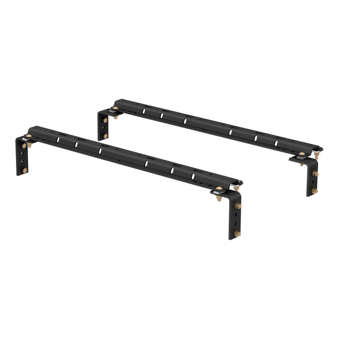 Curt 16200 Universal 5th Wheel Base Rails, 25K (Carbide Black)