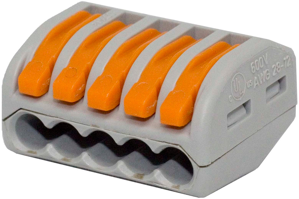 Pico (931) 1637-14 10PCS 5 CONDUCTOR LEVER-NUT WIRE CONNECTOR