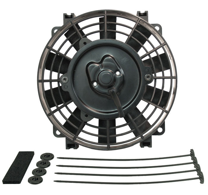 Derale Performance (711) 16618 8" Tornado Electric Puller Fan, Standard Mounting Kit