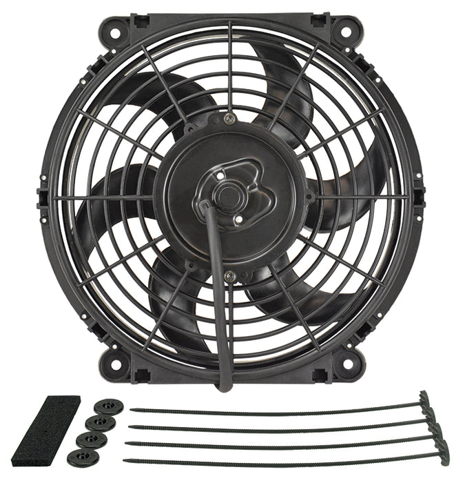 Derale Performance 16620 10" Tornado Electric Puller Fan, Standard Mounting Kit