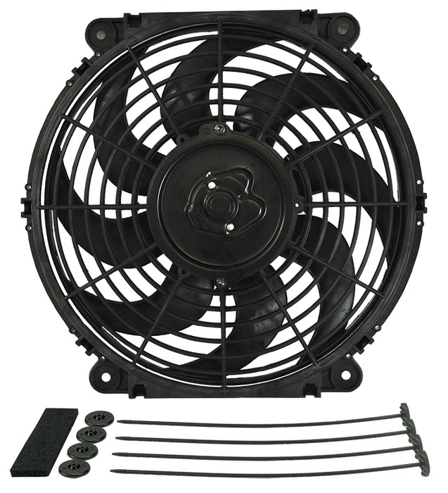 Derale Performance (711) 16622 12" Tornado Electric Puller Fan, Standard Mounting Kit