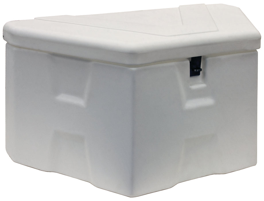 Buyers Products (577) 1701679 18x19x36/18 Inch White Poly Trailer Tongue Truck Box