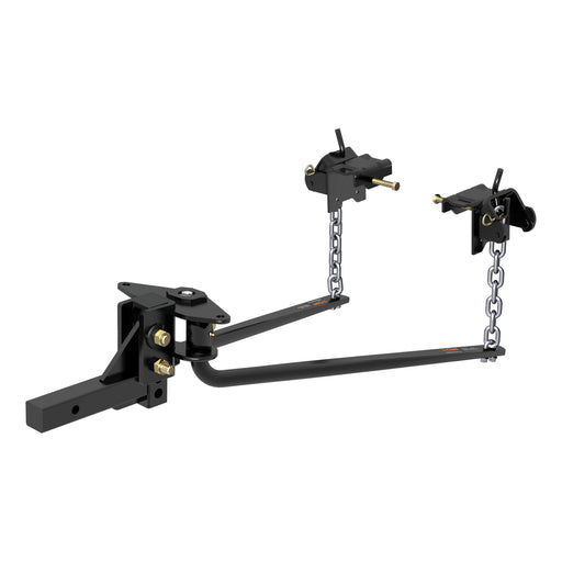 Curt 17050 Round Bar Weight Distribution Hitch with Integrated Lubrication (5-6K)