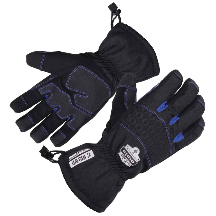 Ergodyne (494) 17612 ProFlex 819WP Extreme Thermal Waterproof Winter Work Gloves, Black, S