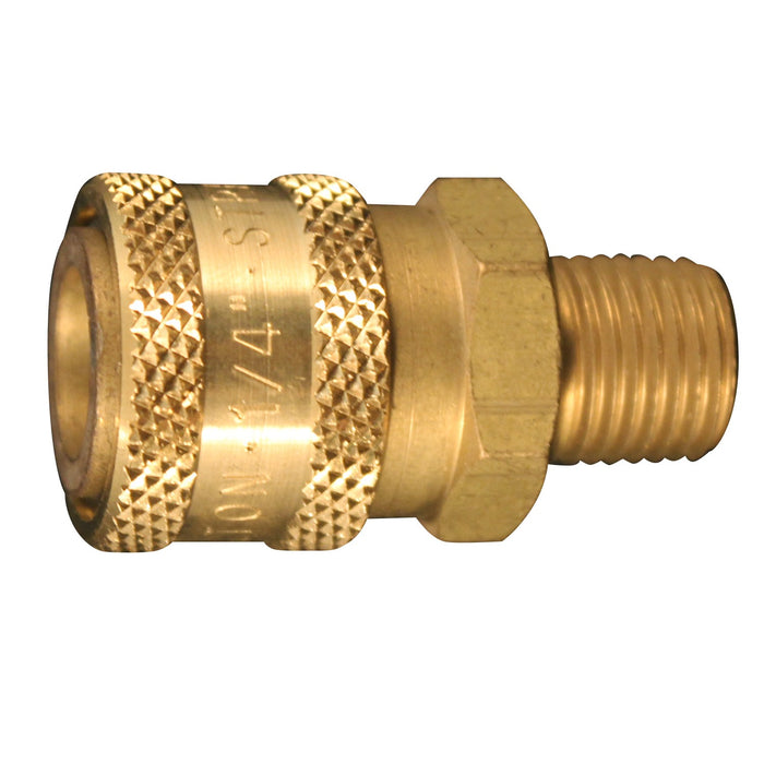 Milton 1762 Milton 1762 1/4" MNPT Straight Through Coupler