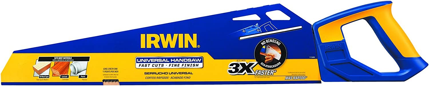 Irwin (928) 1773466 IRWIN Universal Handsaw, 20-inch (1773466)