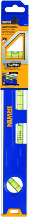 Irwin (928) 1794157 IRWIN 150T Series Magnetic Toolbox Levels, 12-inch (1794157)