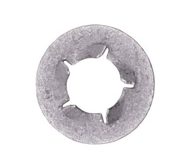 Geno Industries (112) 18-12125 10 Pack - PUSHNUT BOLT RETAINER M8-1.25 15.9MM OD - ZINC