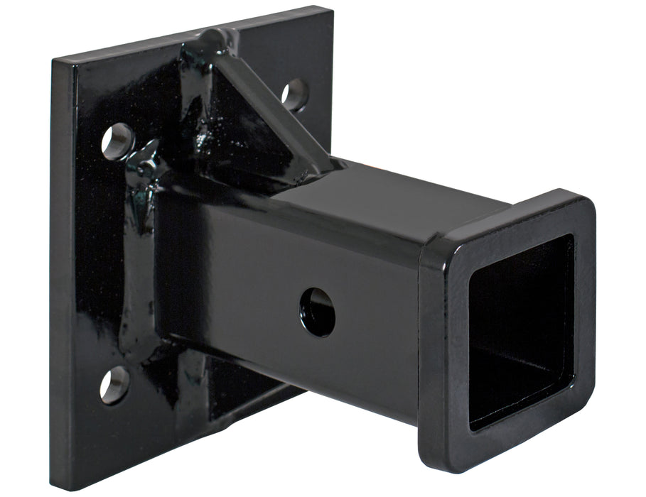 Buyers Products (577) 1804055 Black Receiver Tube 2 Inch I.D. x 6 Inch Long Welded To 1/2 Inch Mounting Plate