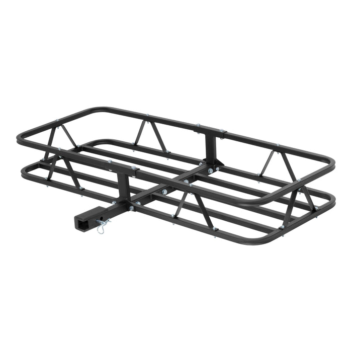 Curt (167) 18145 48" x 20" Black Steel Basket Cargo Carrier (1-1/4", 2" Adapter, 500 lbs.)