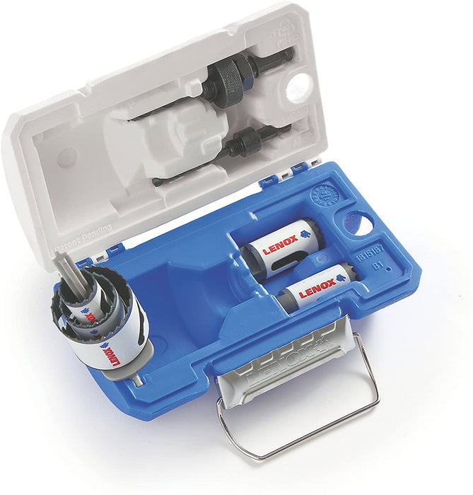 Lenox 1815140 Lenox Contractor's SPEED SLOT Mini Hole Saw Kit, 7 Piece