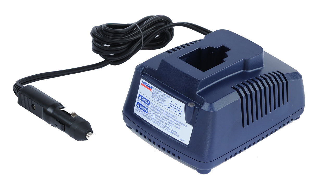 Lincoln (502) 1815A Lincoln Industrial 1815A Mobile Charger for 14.4 V and 18 V NiCad Battery Packs, 12 to 24 VDC Input Voltage