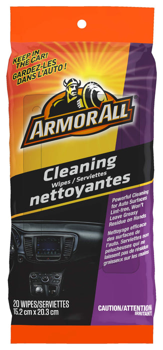 Armor All/STP (801) 18255 AA Cleaning Wipes pouch 6/20 ct