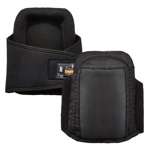 Ergodyne 18350 ProFlex 350 Gel Foam Knee Pads - Long Soft Cap, Black