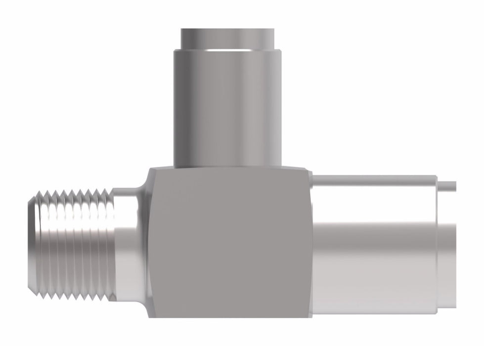 WHD (129) 1877X6 AIR BRAKE QC 3/8 TUBE X 1/4 FPT BR TEE